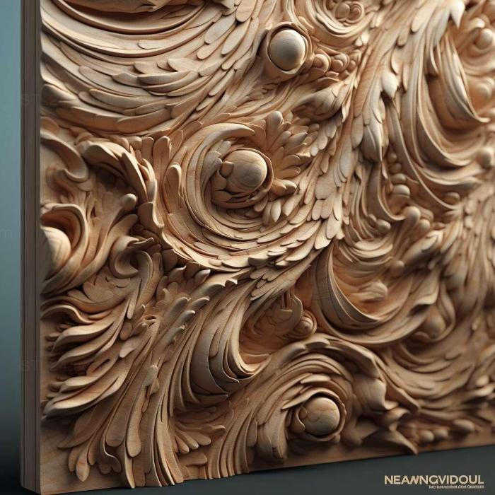 Patterns and decorations (stl ambient 2, PATTERN_1162) 3D models for cnc